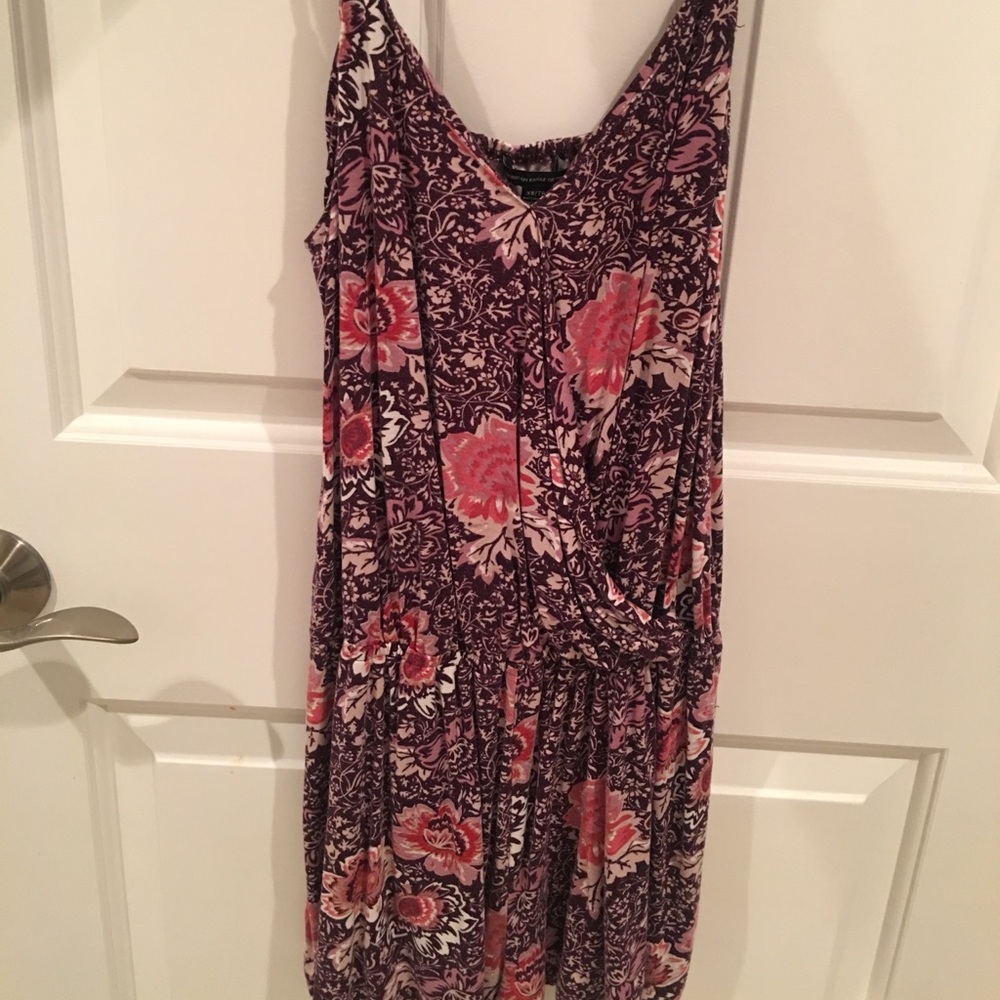 floral american eagle romper